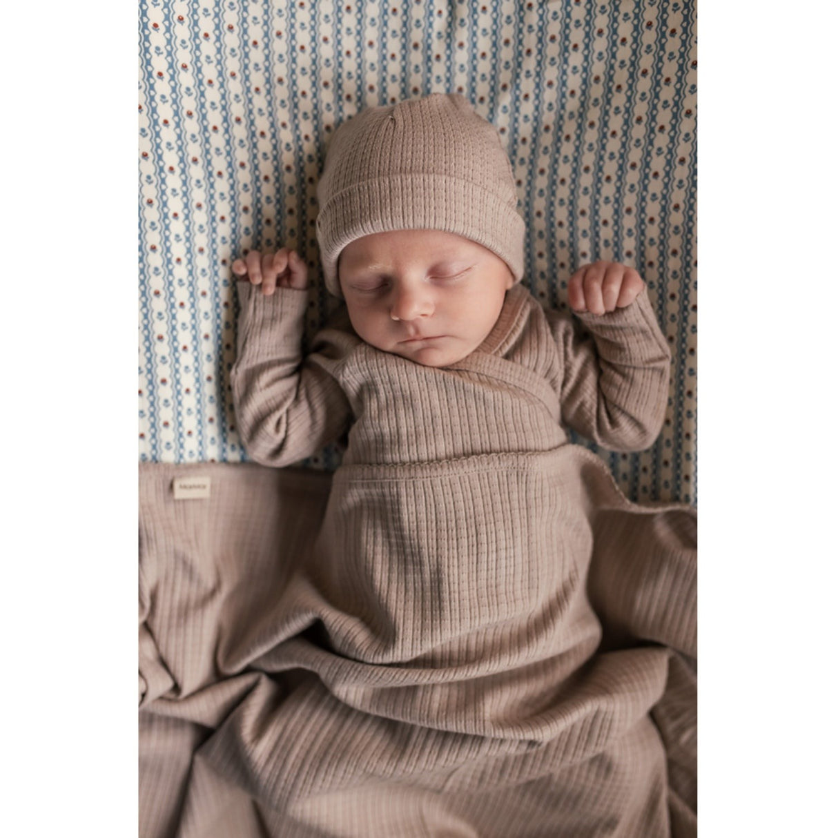 MarMar New Born Modal Pointelle Rib Soft Beige Alida Filt