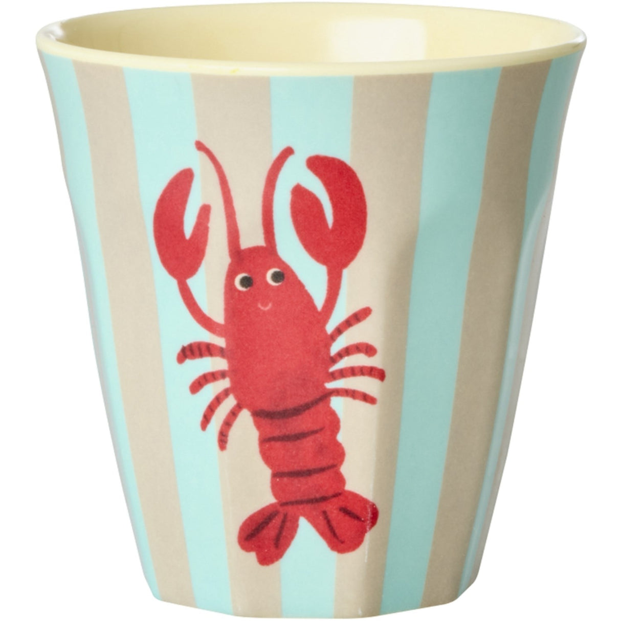 Rice Blue Ocean Print Melamine Cups Small 6 Pack 160 Ml