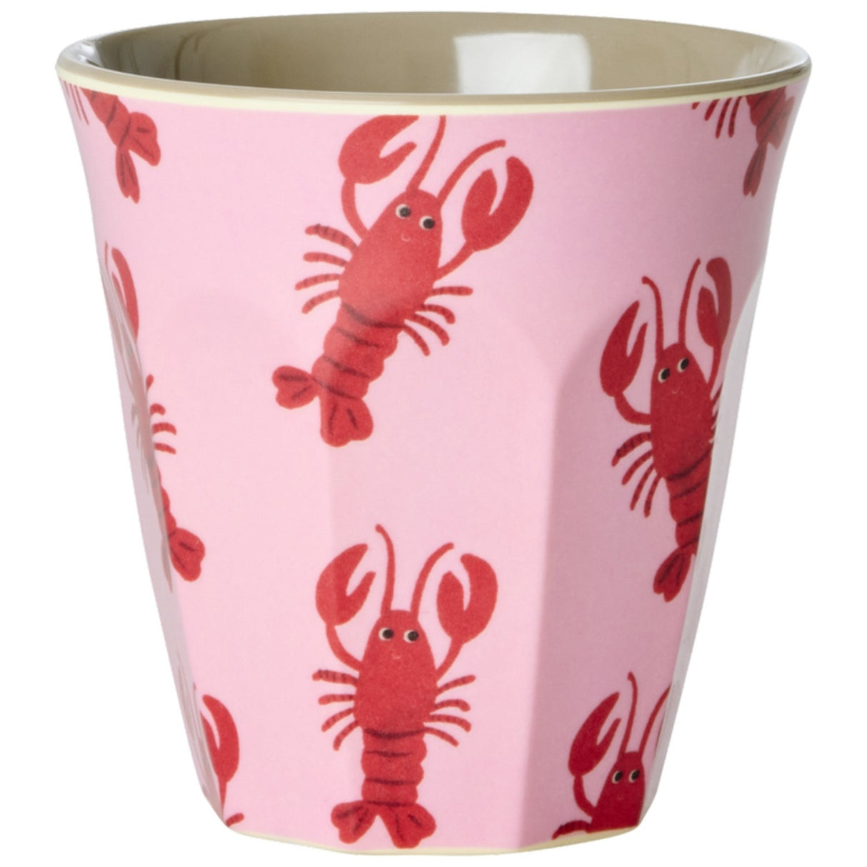 Rice Coral Ocean Print Melamine Cups Small 6 Pack 160 Ml