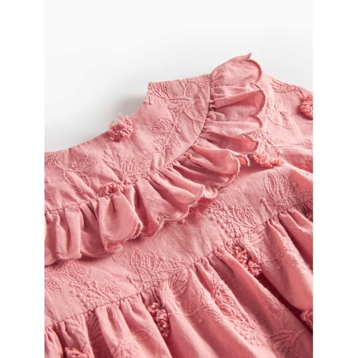 MarMar Embroidery Pink Delight Deas LS Klänning