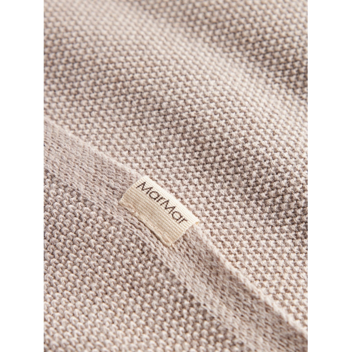 MarMar New Born Modal Mix Pearl Cashew Melange Alia Stickad Filt