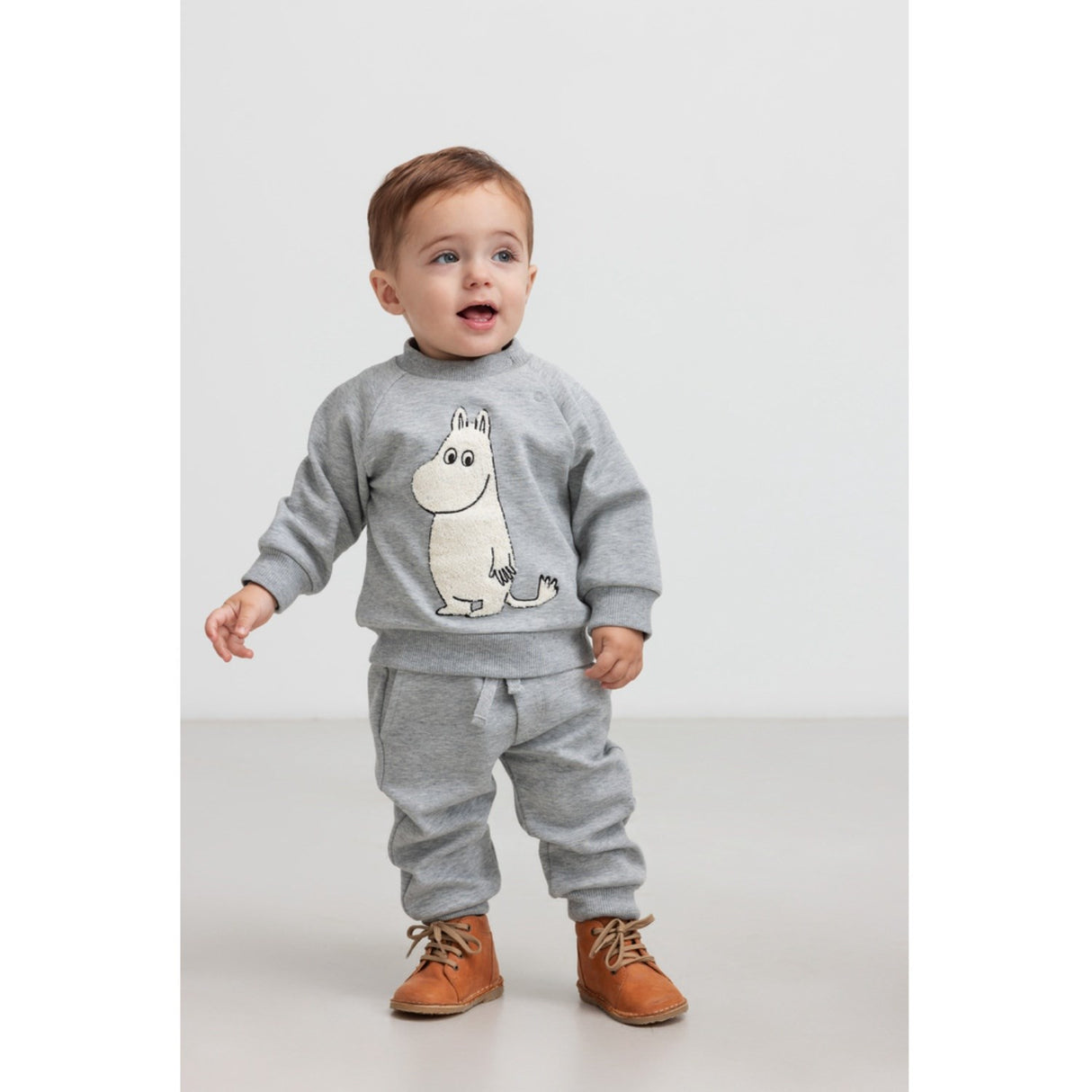 MarMar Double Jersey Light Grey Melange Pelon B Byxor