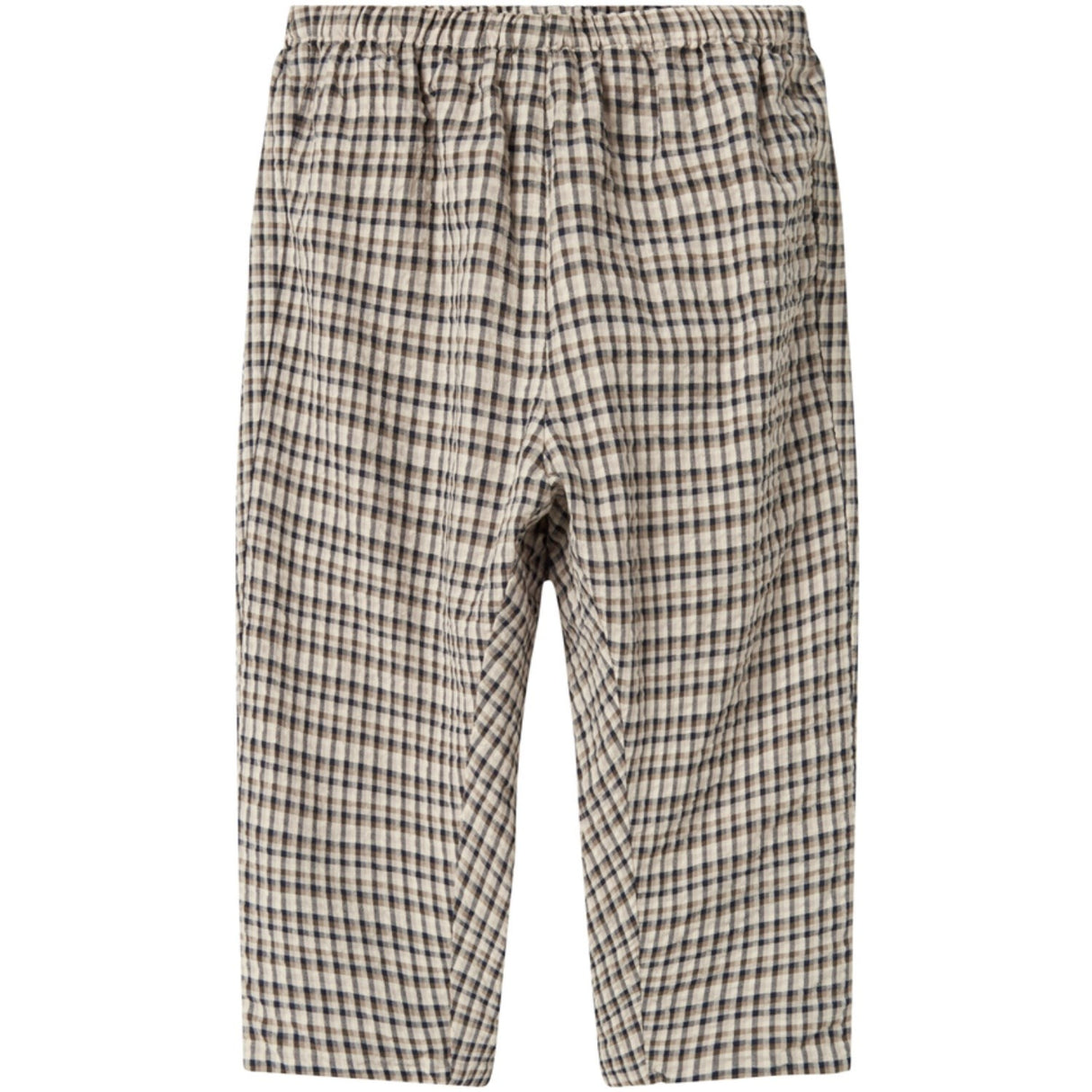 MarMar Seersucker Check Pilot Navy Check Palle Byxor
