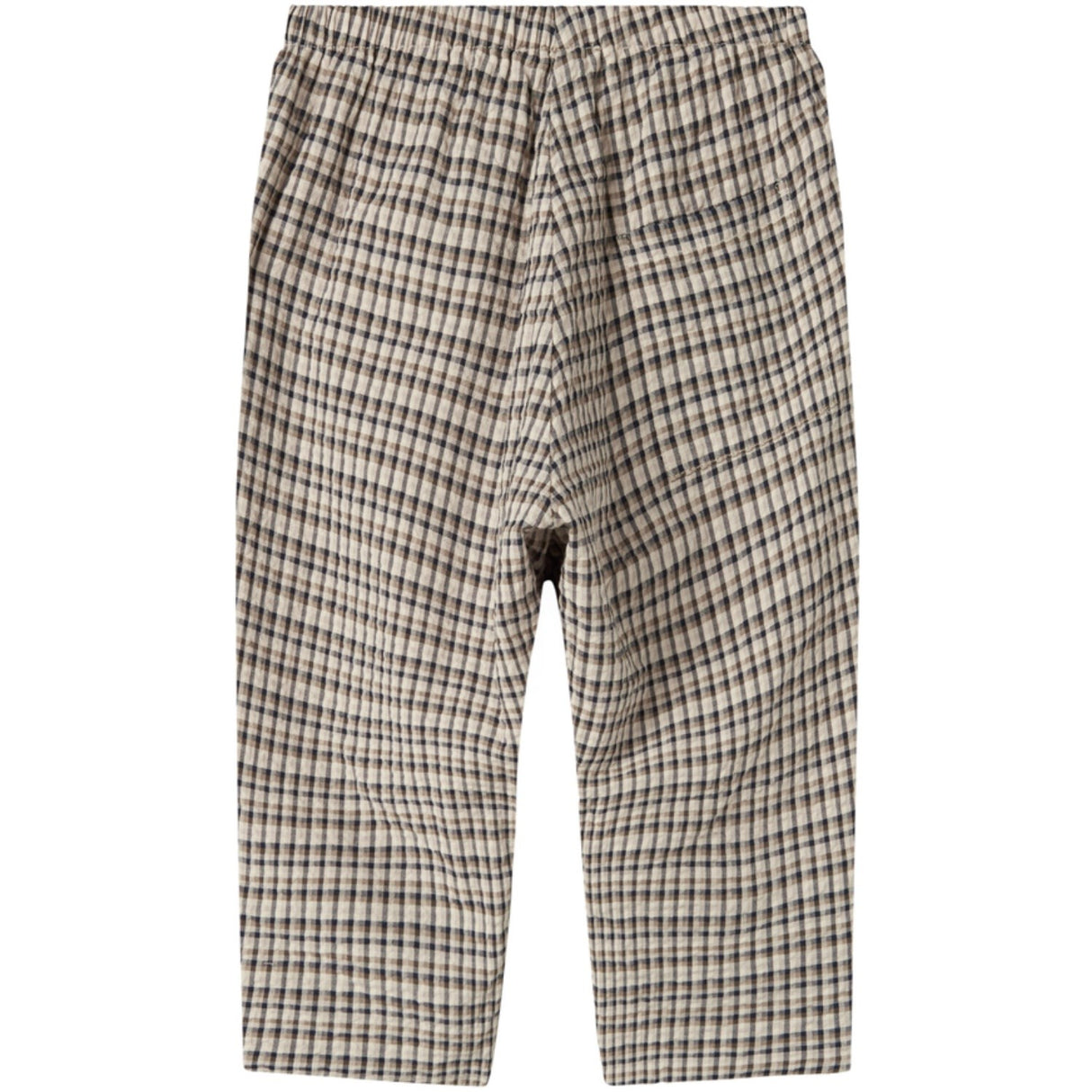 MarMar Seersucker Check Pilot Navy Check Palle Byxor