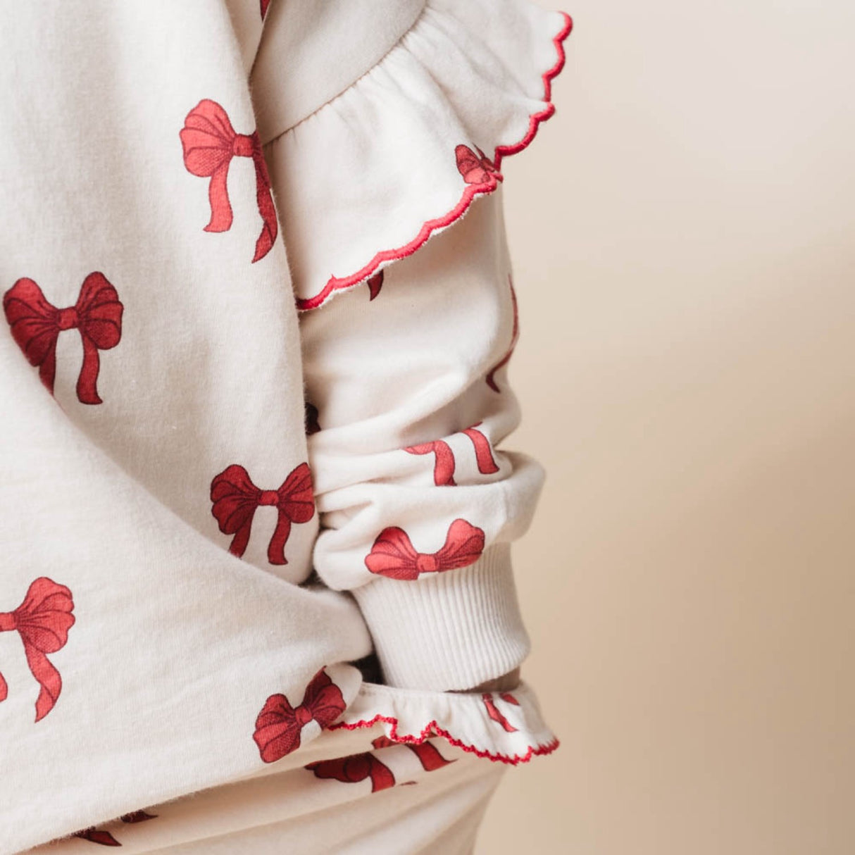 That's Mine Rouge Boucle Amelia Sweatshirt