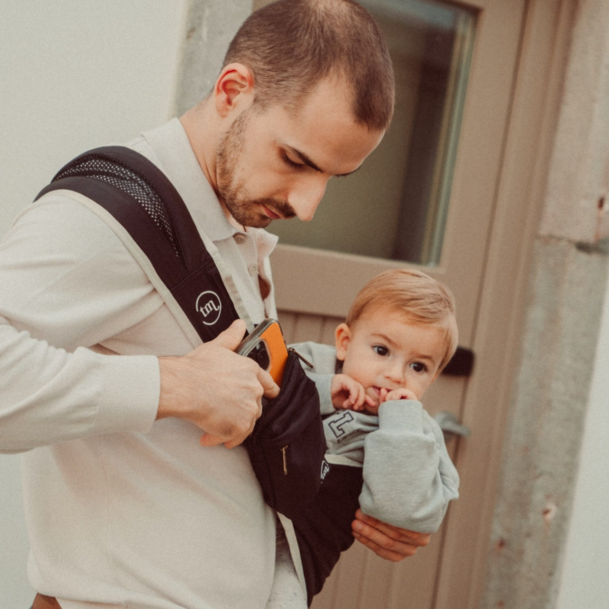 That's Mine Black Cleo Toddler Carrier