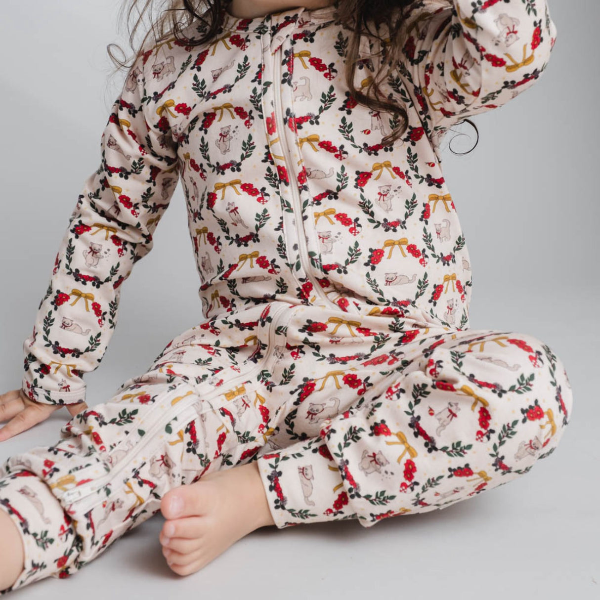 That's Mine Christmas Wreath Elliotte Onesie