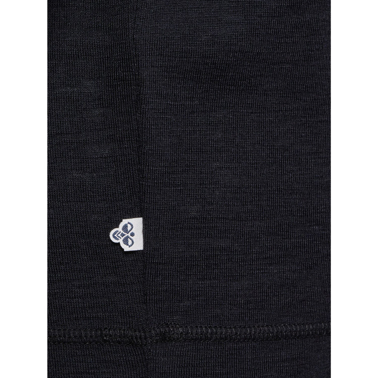 Hummel Black Jr Ull Rib T-Shirt L/S