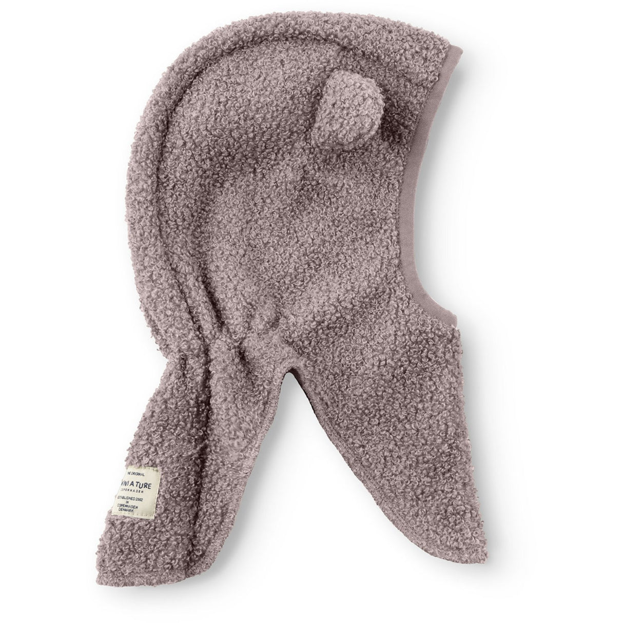 Mini A ture Zinc Purple Matjeffi Teddyfleece Elephant Hood. GRS