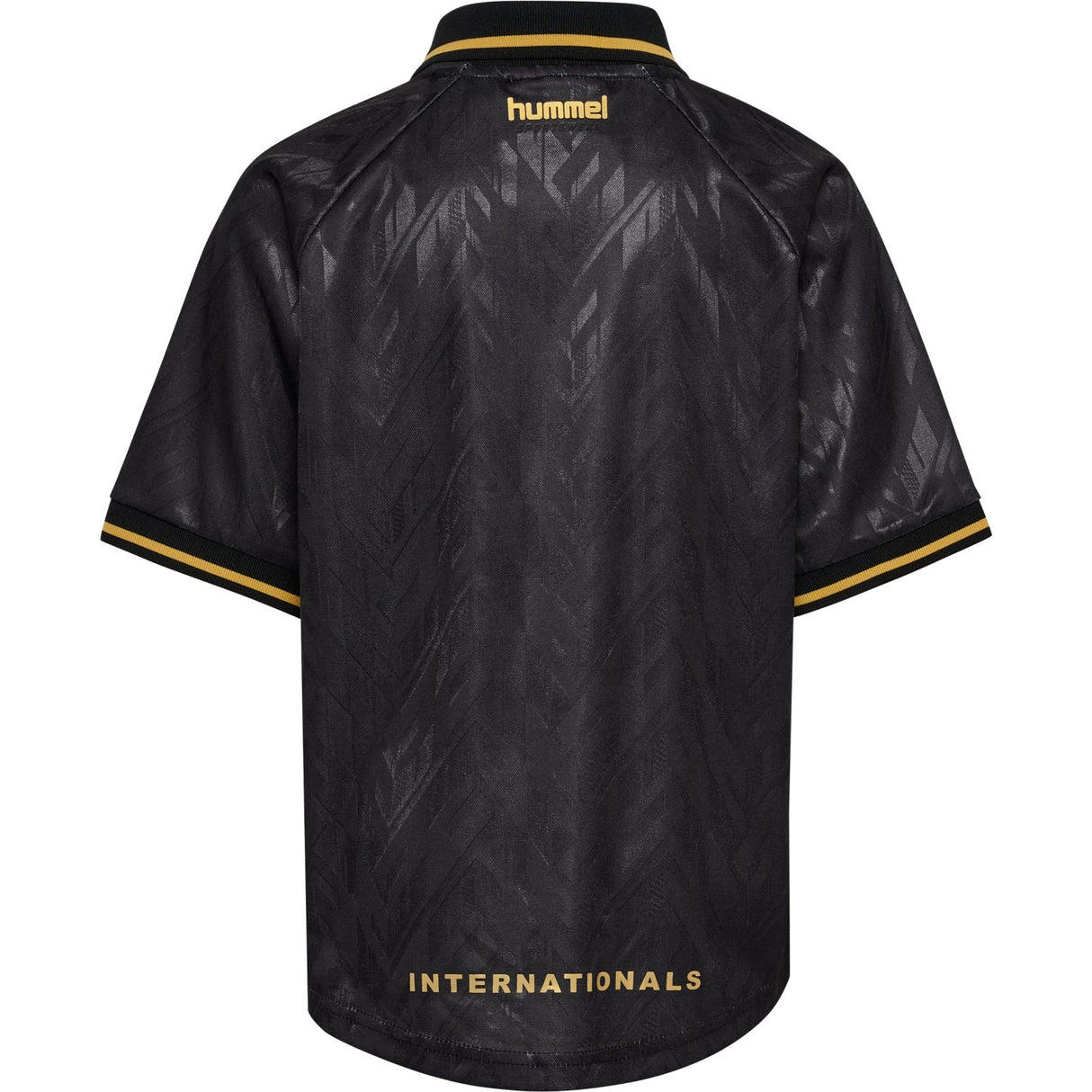 Hummel Black Jr Loose Bay Soccer Jersey S/S