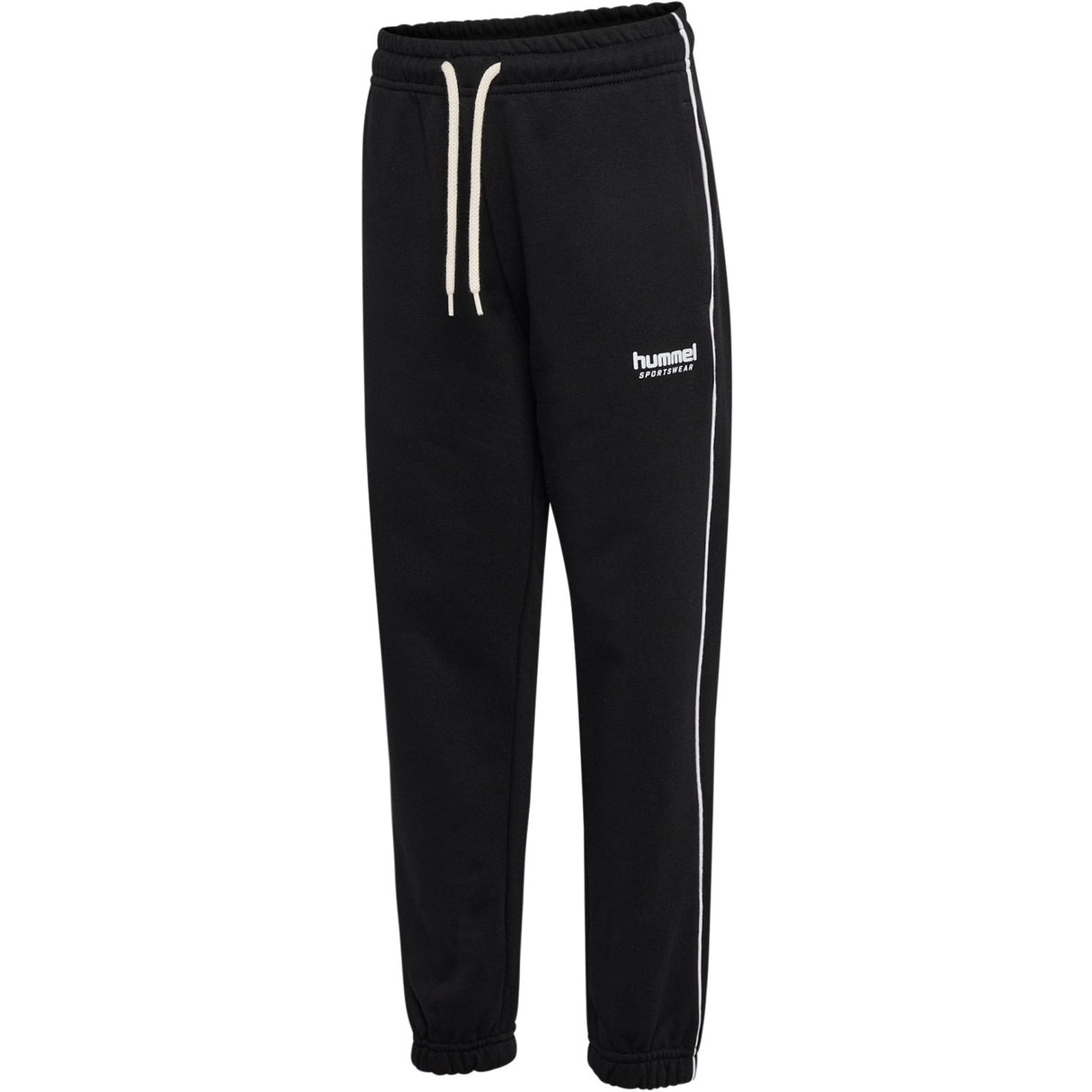 Hummel Black Jr Loose Sweatpant Piping