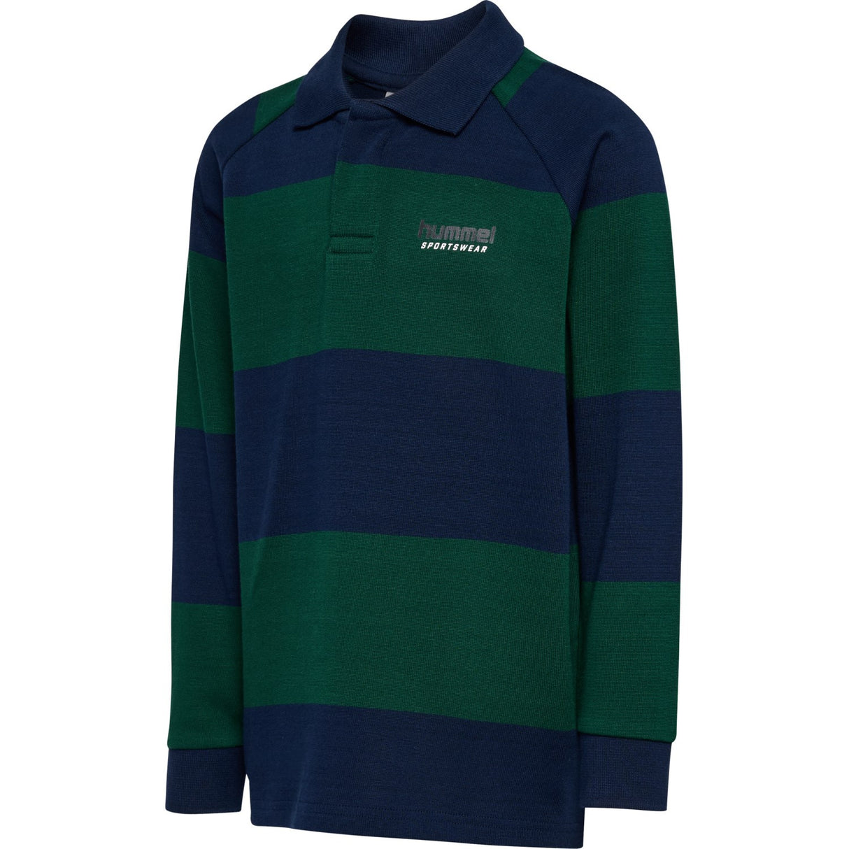 Hummel Dress Blues Jr Loose Striped Pikétröja L/S