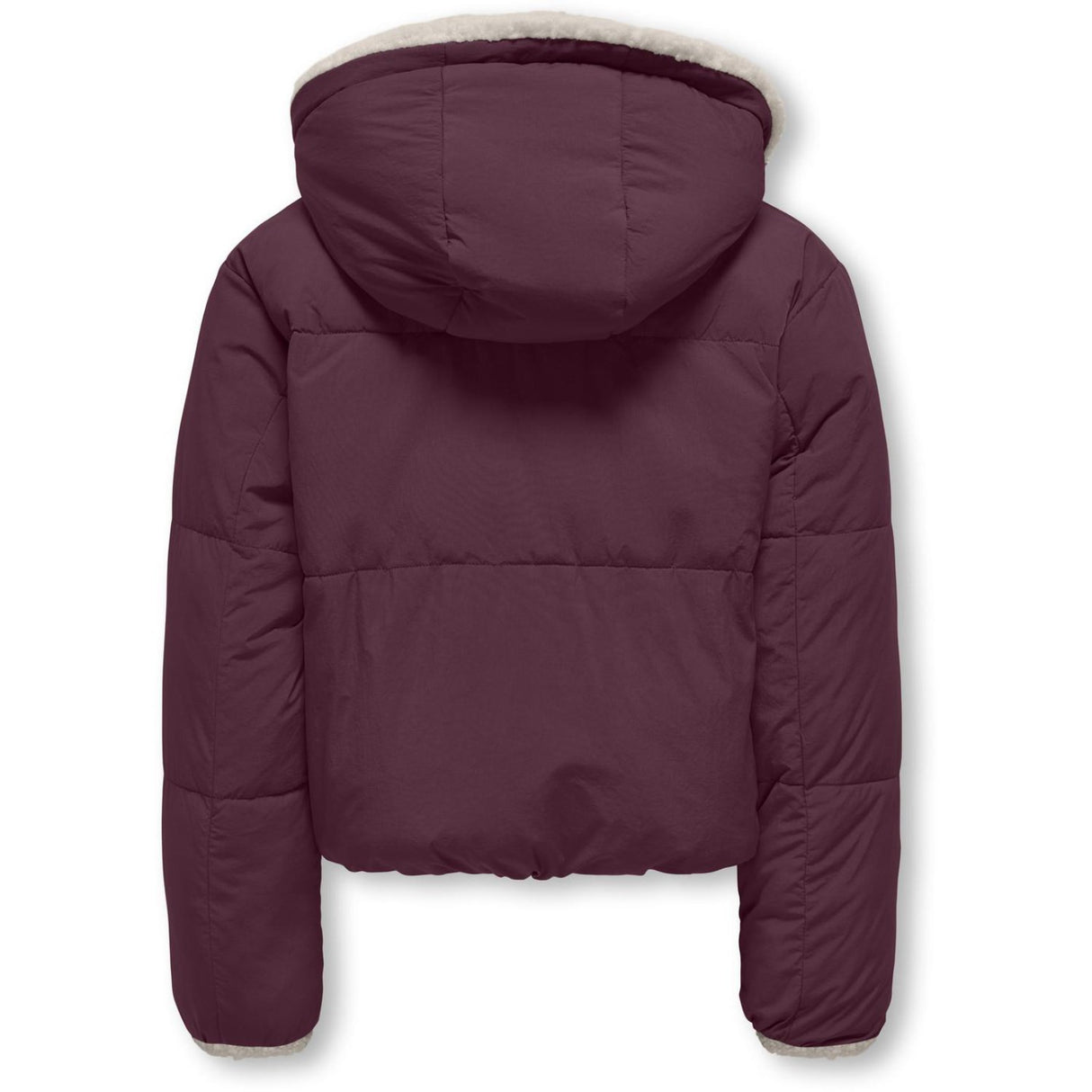 kids ONLY Mauve Wine Kogmaria Life Reversib Puffer Jacka Otw