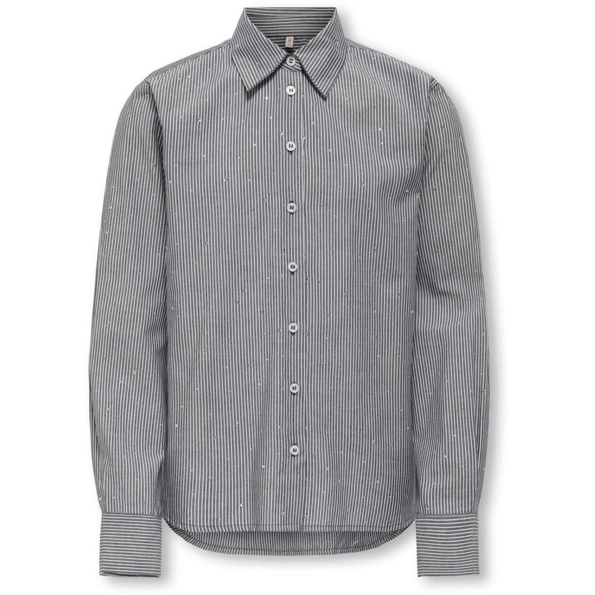 kids ONLY Bright White Naval Academy Kogsiv Life Ls Rhinestone Skjorta Cp Wvn