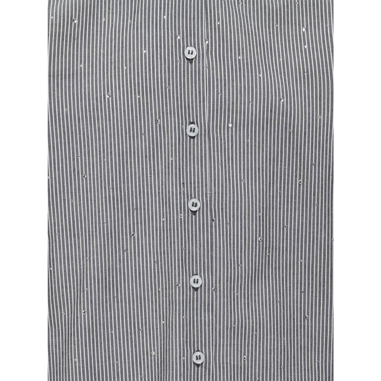 kids ONLY Bright White Naval Academy Kogsiv Life Ls Rhinestone Skjorta Cp Wvn