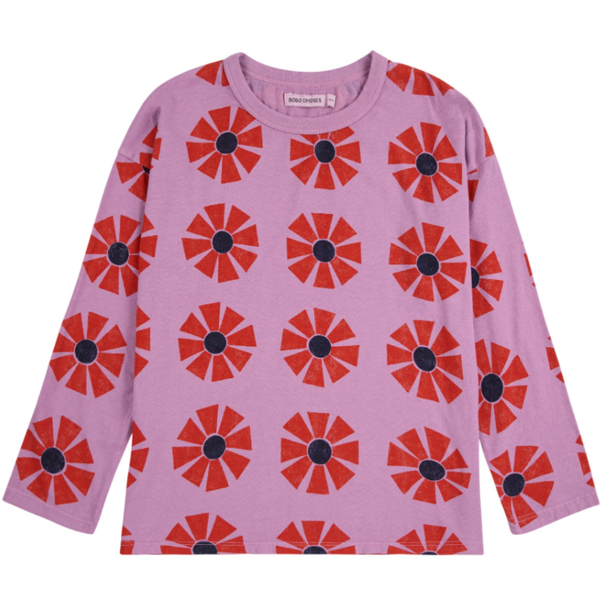 Bobo Choses Purple Kaleidoscope All Över T-Shirt