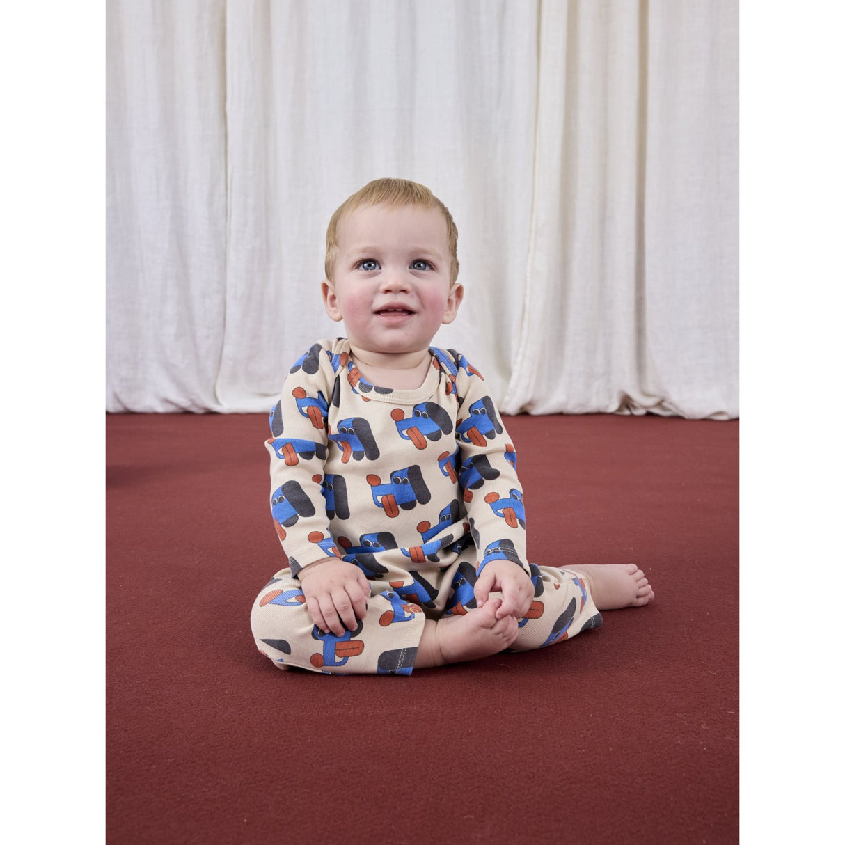 Bobo Choses Offwhite Doggy Mate All Över T-Shirt