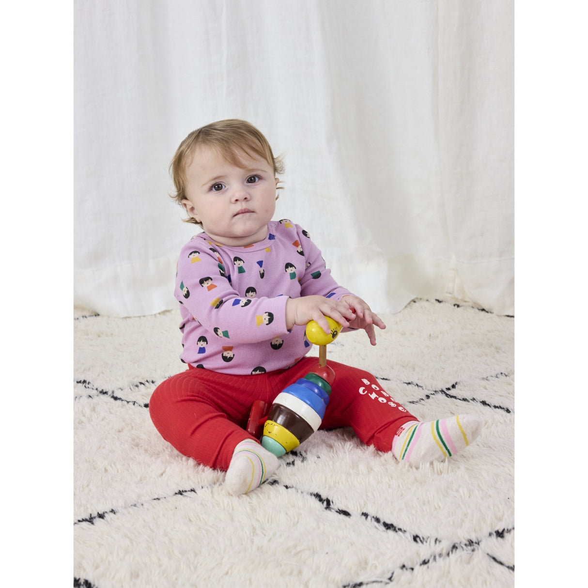 Bobo Choses Lavender Game Pawns All Över Body