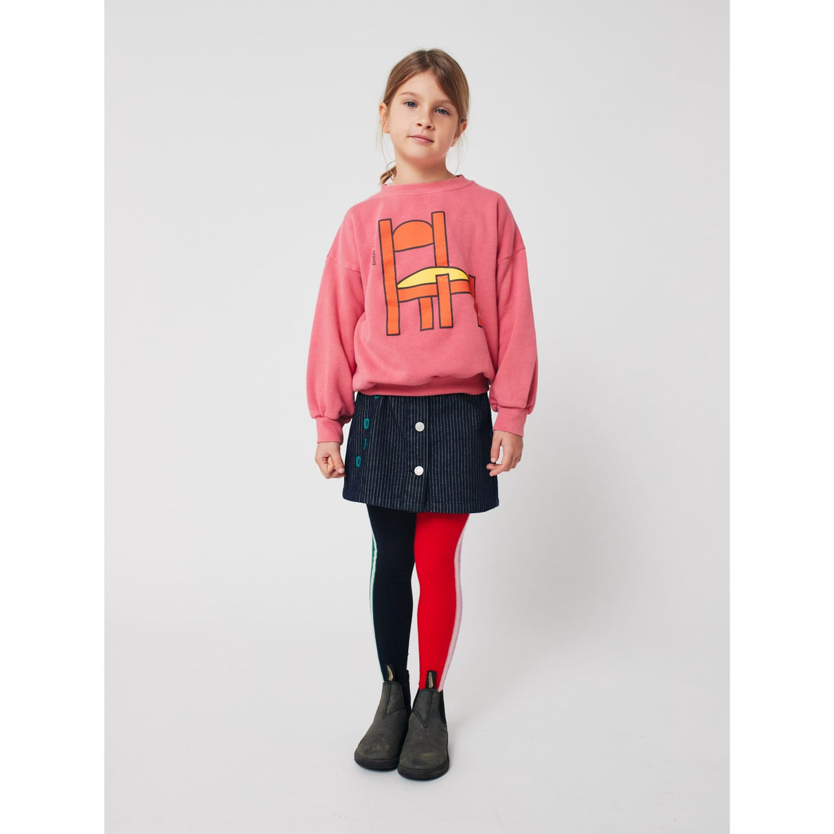 Bobo Choses Pink Stol Sweatshirt