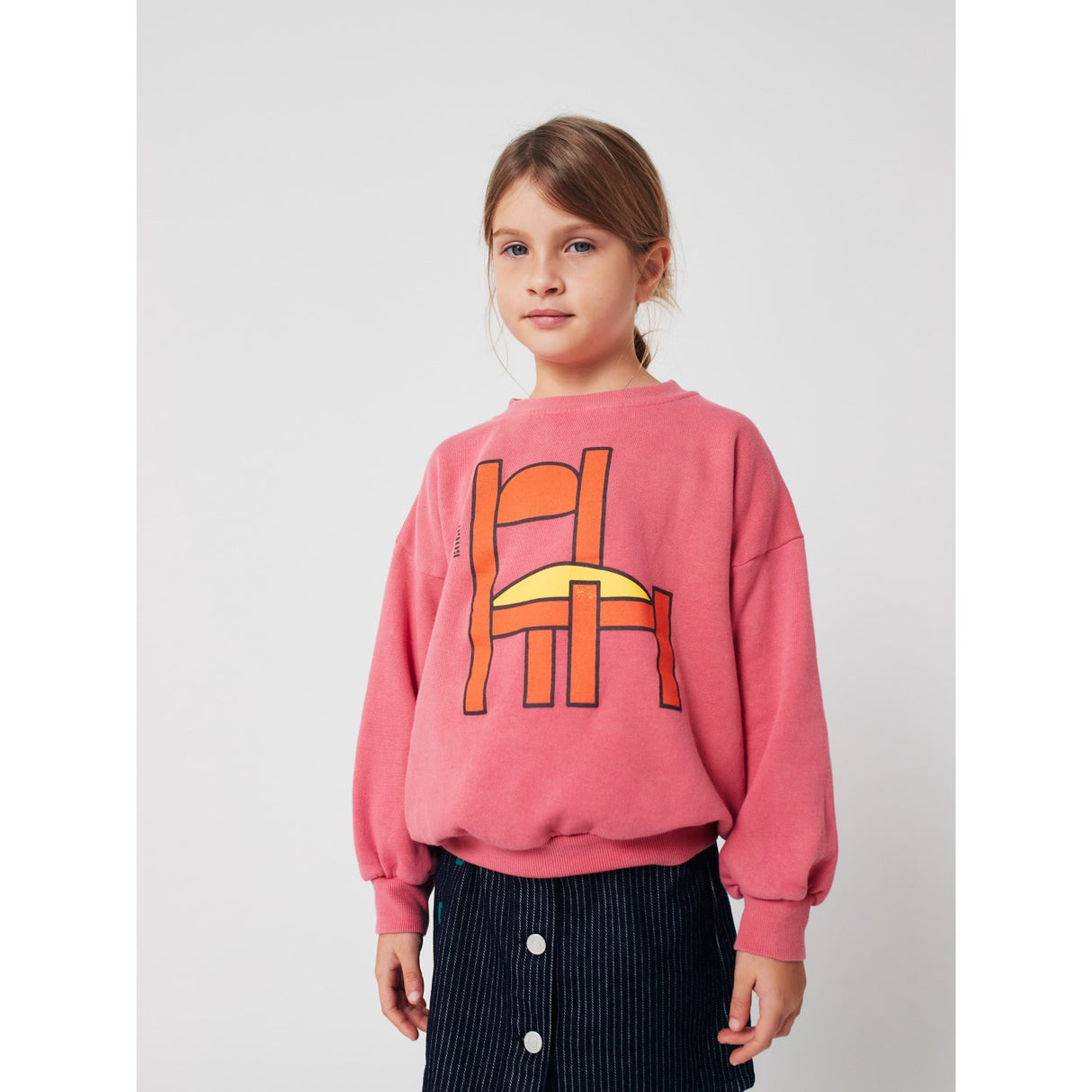 Bobo Choses Pink Stol Sweatshirt