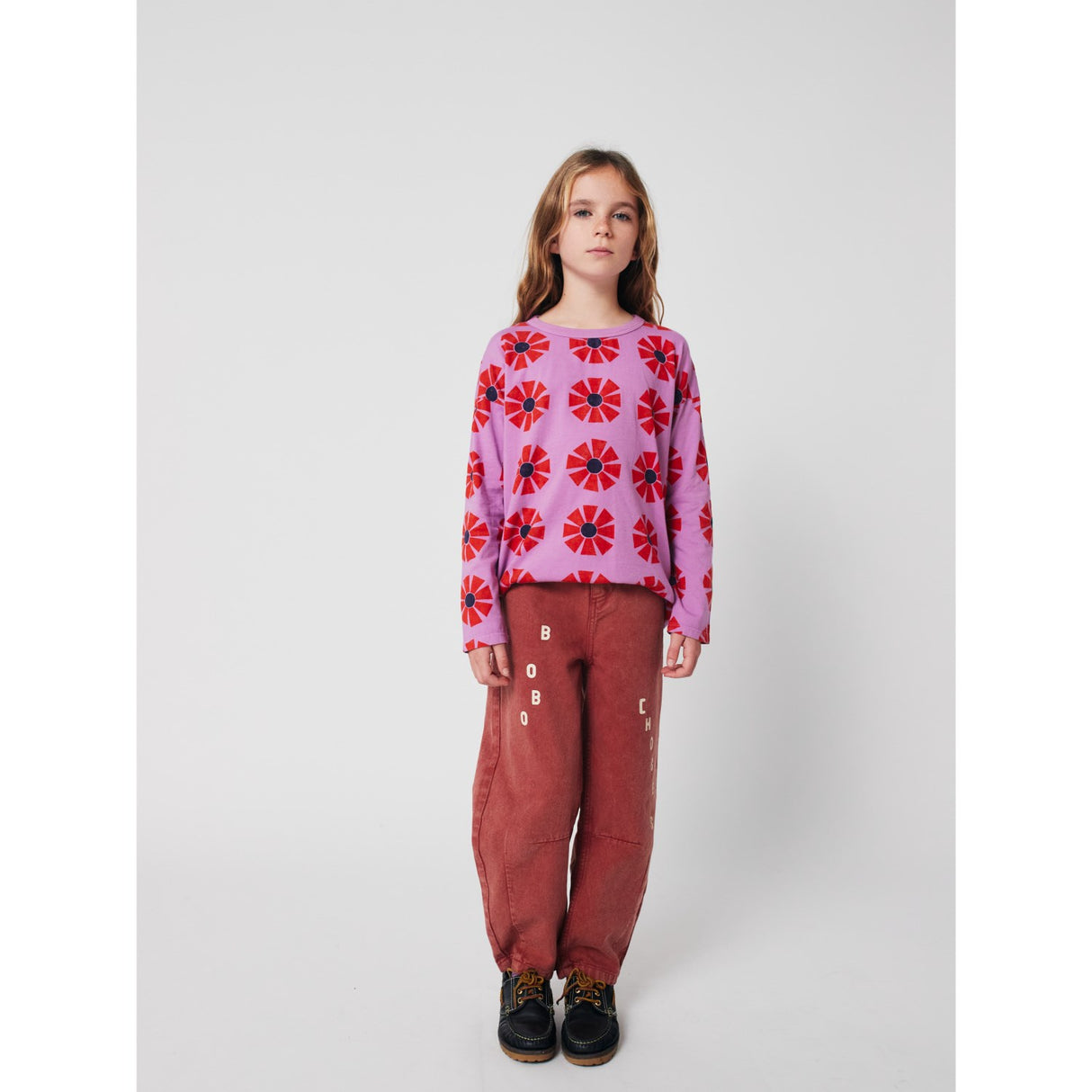 Bobo Choses Purple Kaleidoscope All Över T-Shirt