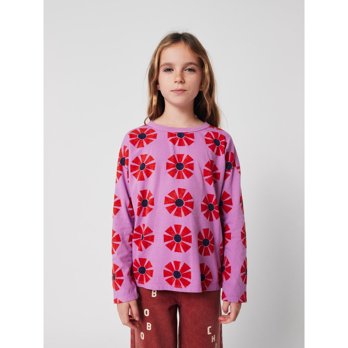 Bobo Choses Purple Kaleidoscope All Över T-Shirt