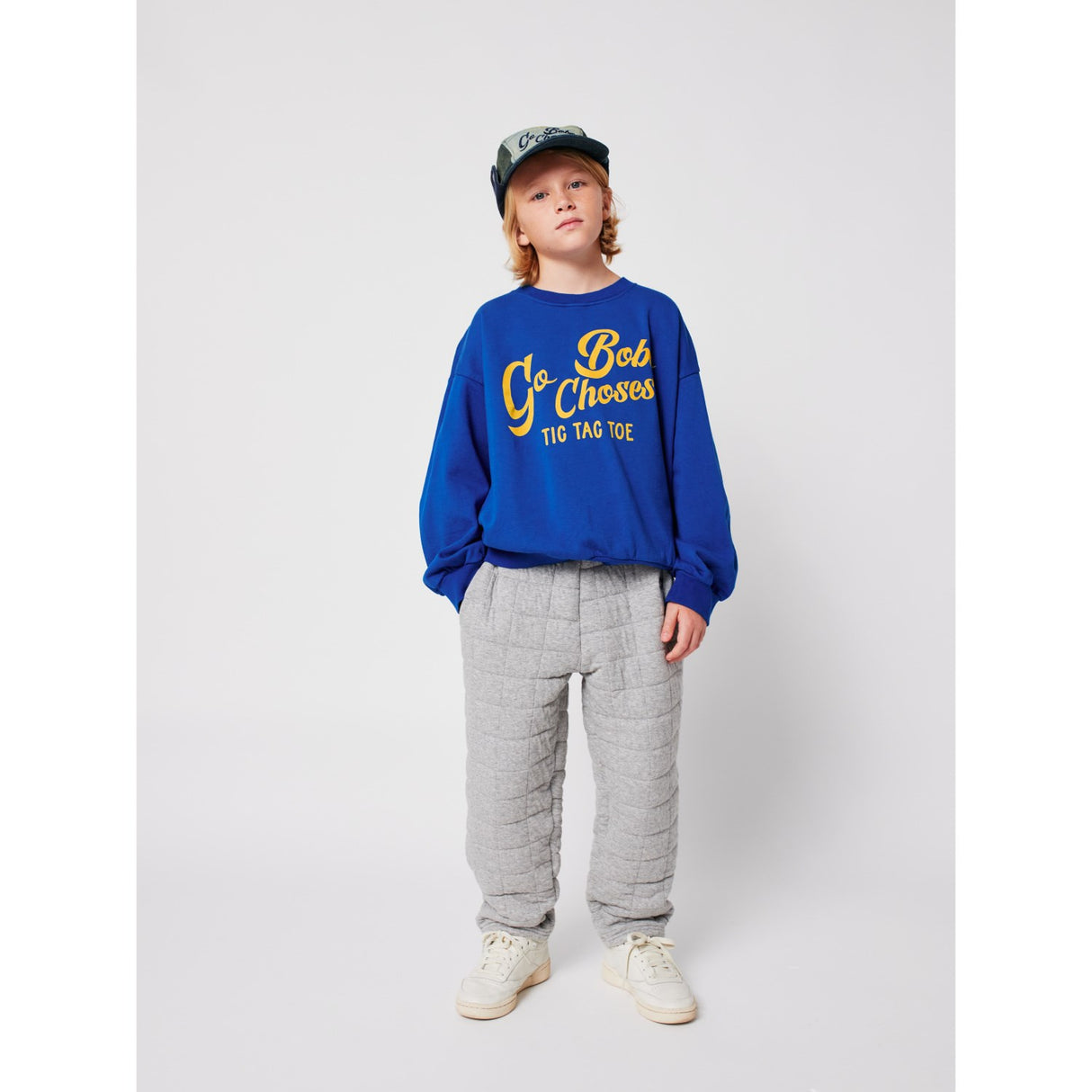 Bobo Choses Blue Go Bobo Sweatshirt