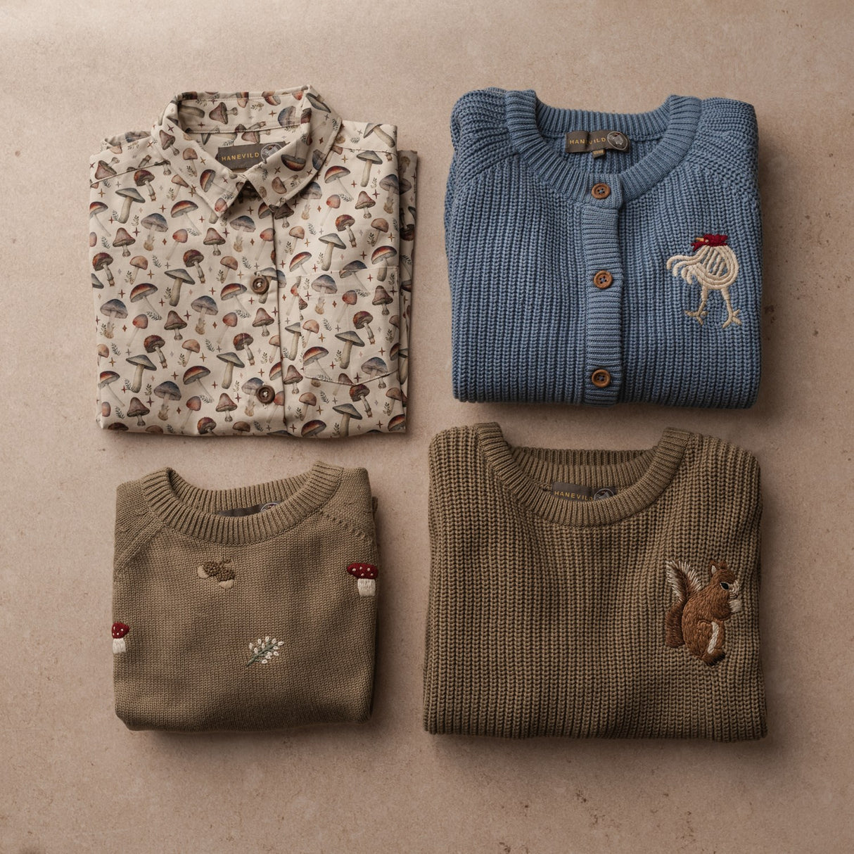 Hanevild Blue Blizzard Kaj Cardigan