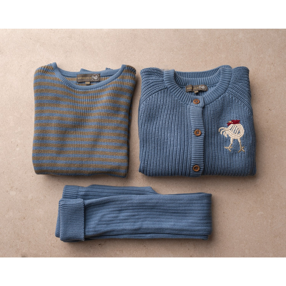Hanevild Blue Blizzard Kaj Cardigan