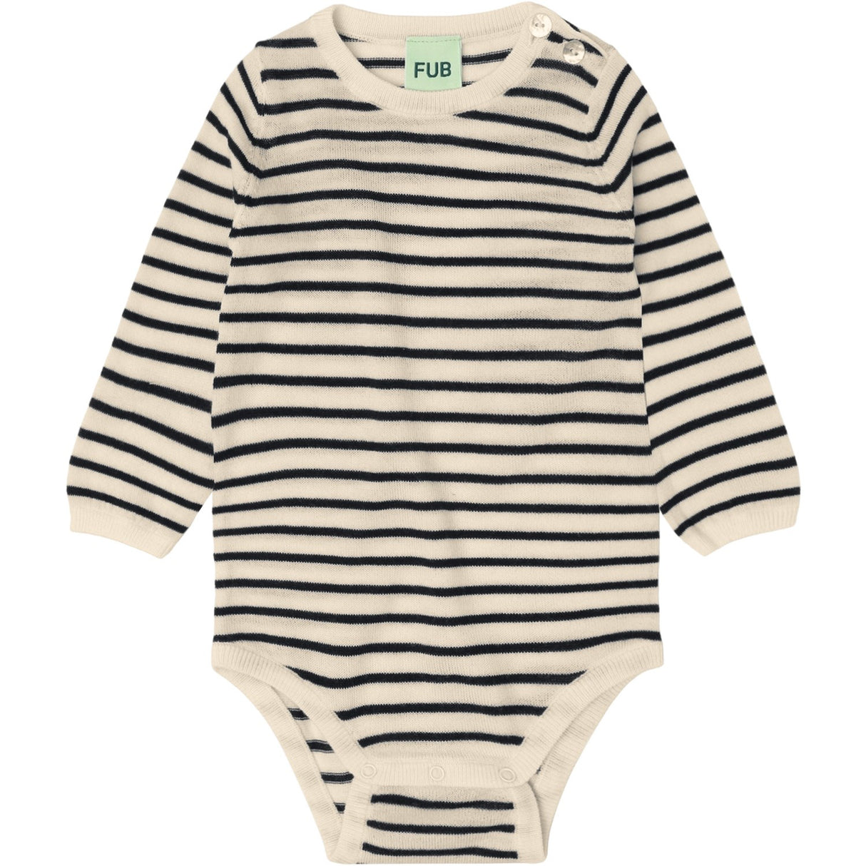 FUB Ecru/Dark Navy Baby Body