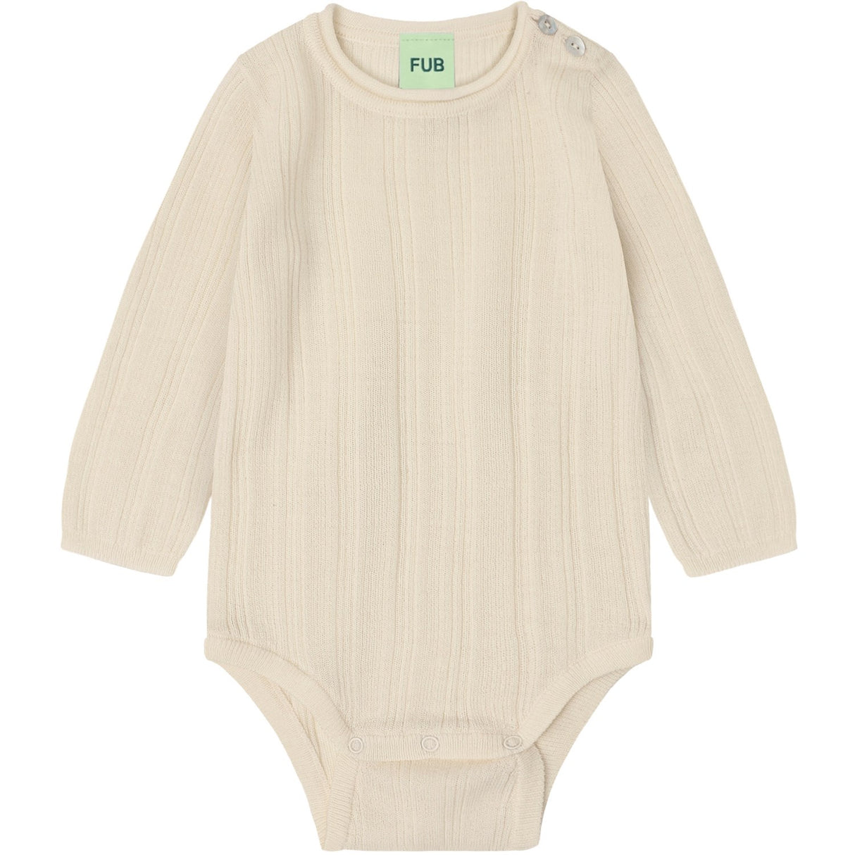 FUB Ecru Baby Rib Body