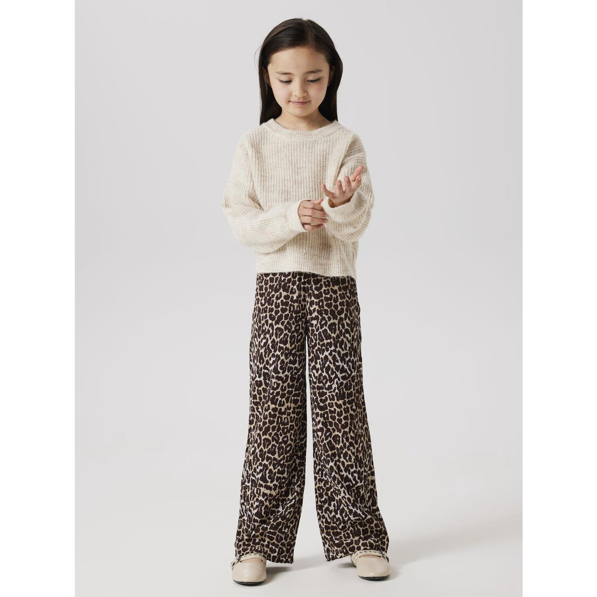 Name It Pure Cashmere Nkfholly Ls Boxy Kort Stickad Noos