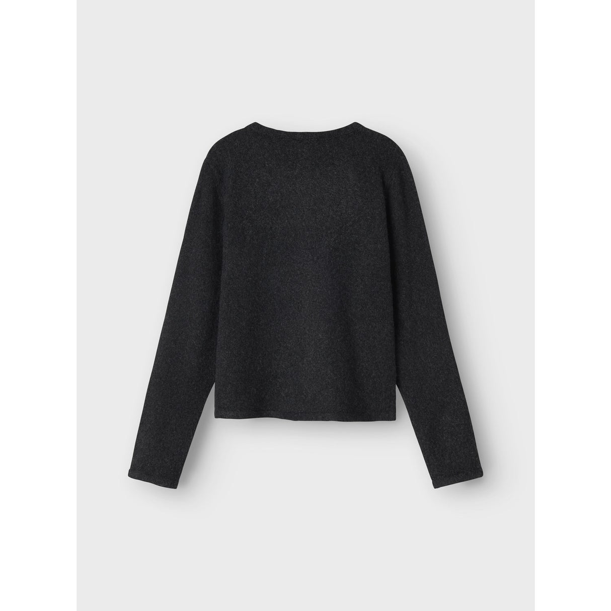 Name It Dark Grey Melange Nkfsaluna Ls Stickad Card Noos