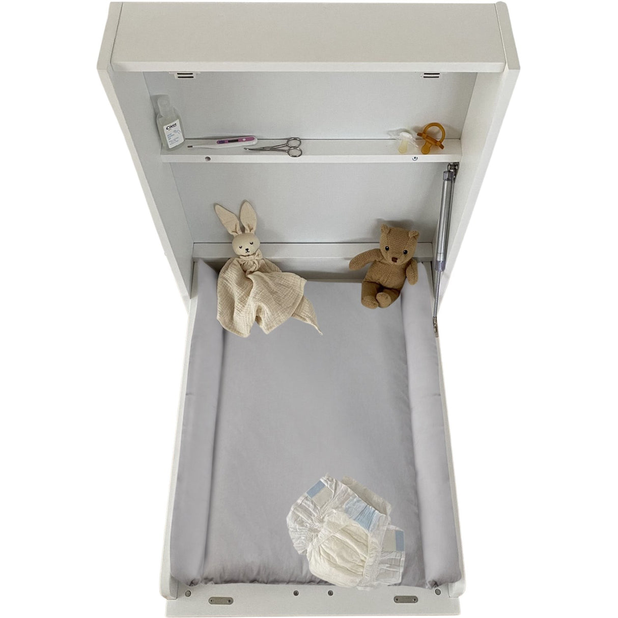 BabyDan Soft Changing Mat, 62X67 Cm, Grey, For Wall Mounted Changing Table