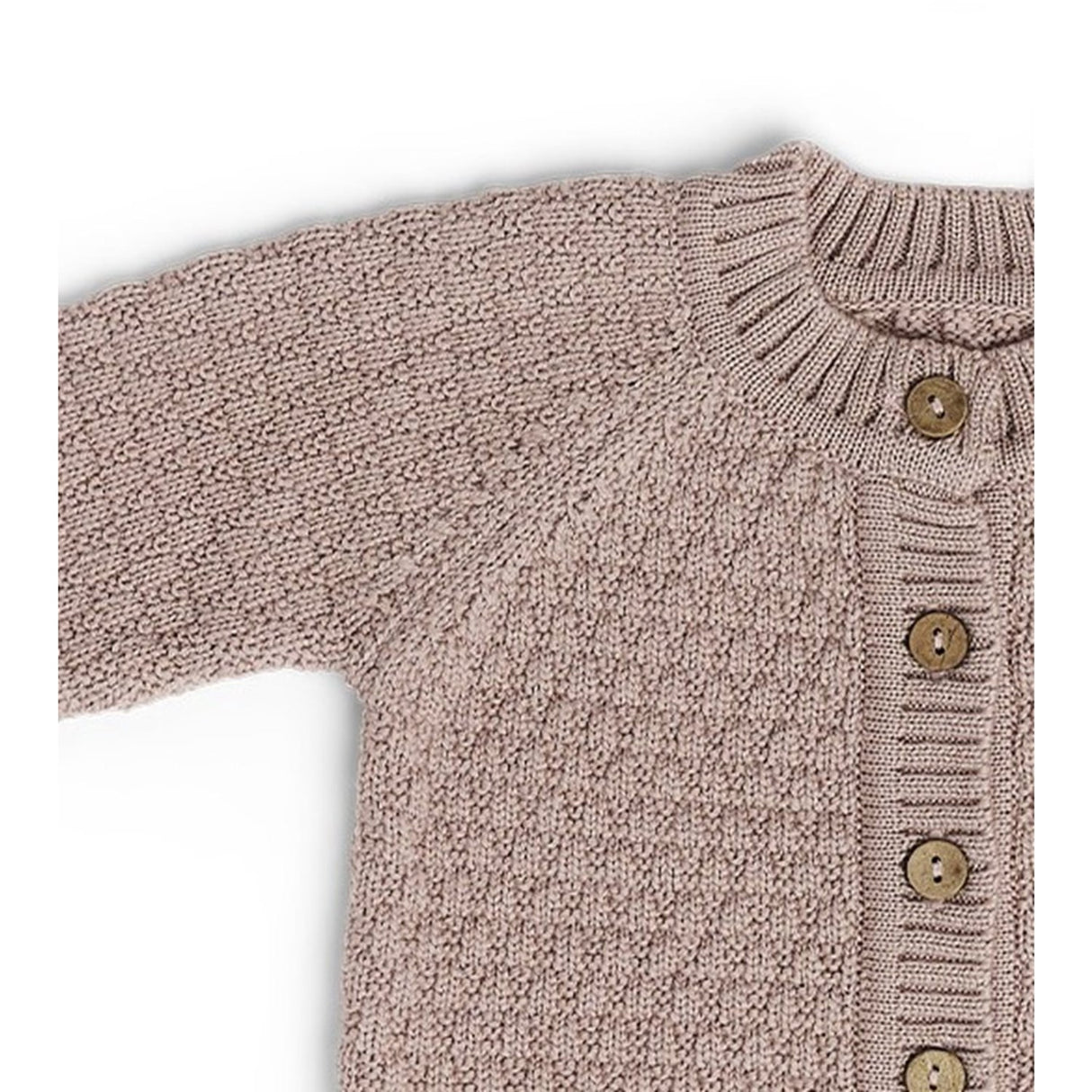 Smallstuff Powder Cardigan Square Stickad Merino Ull