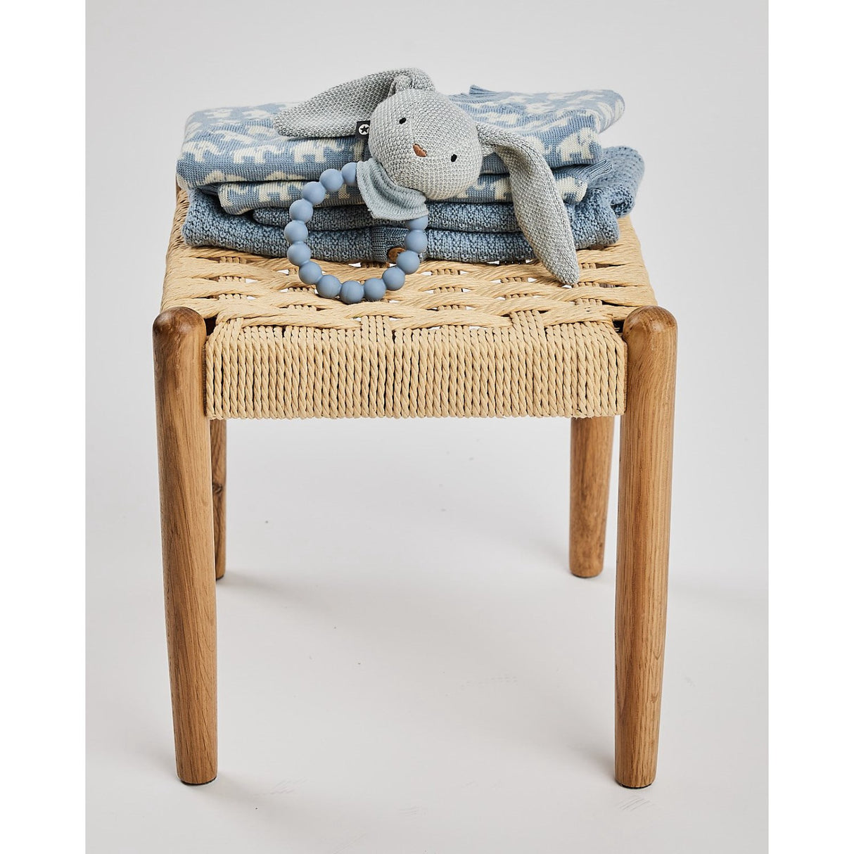 Smallstuff Blue Väst Ao Elephants Merino Ull