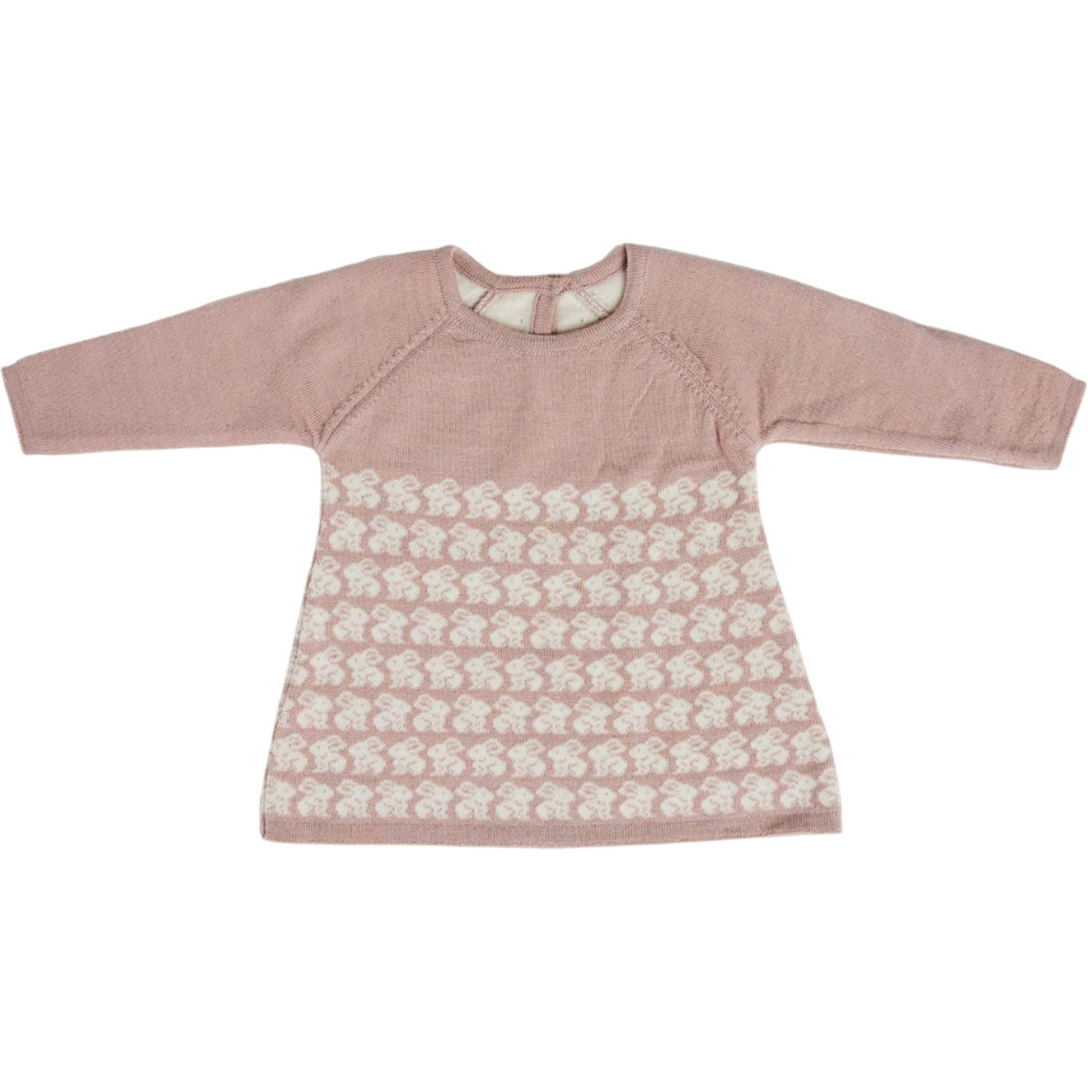 Smallstuff Powder Klänning Ao Rabbits Merino Ull