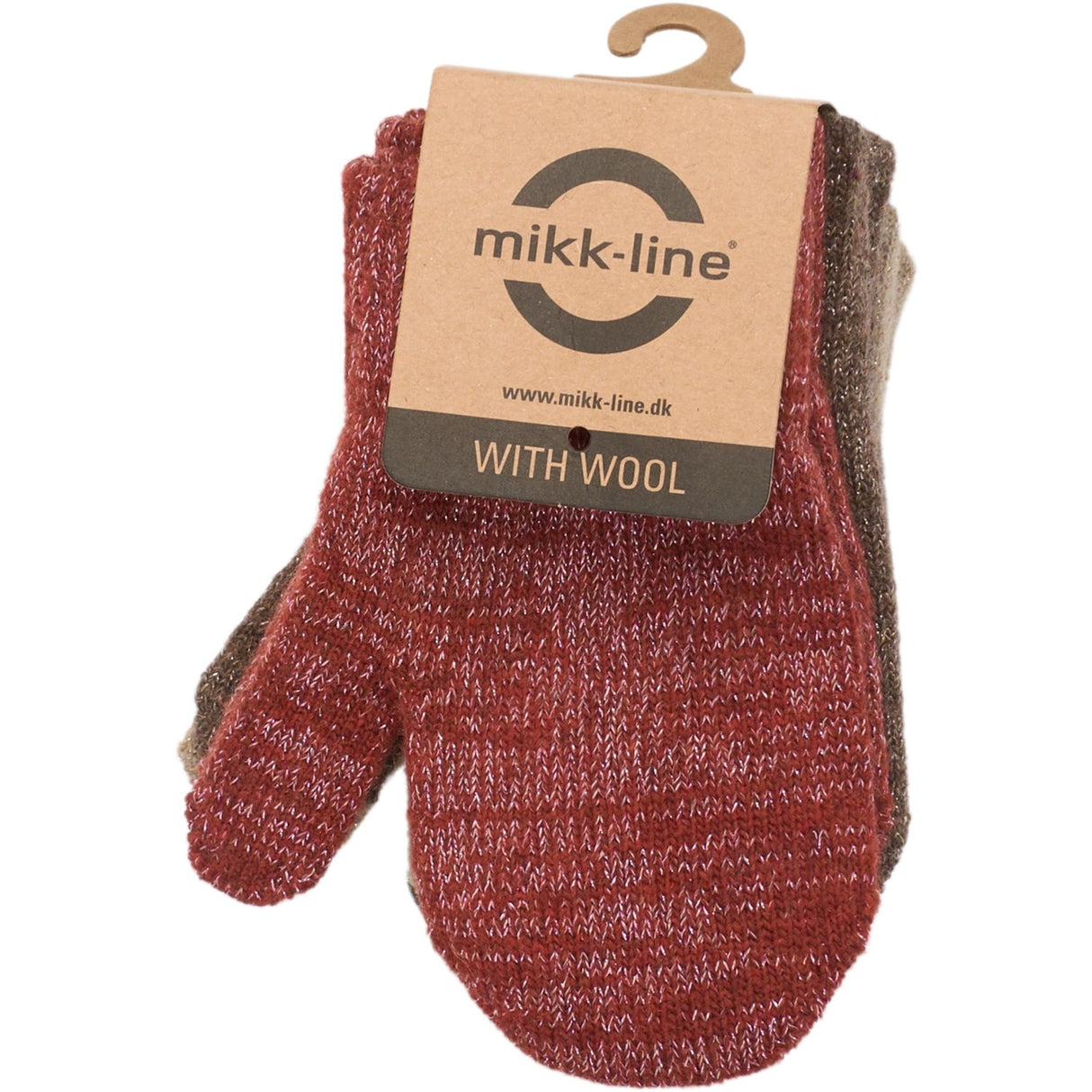 Mikk-Line Apple Butter-Chocolate Chip-Doeskin Magic Handskar 3 Pack Med Lurex