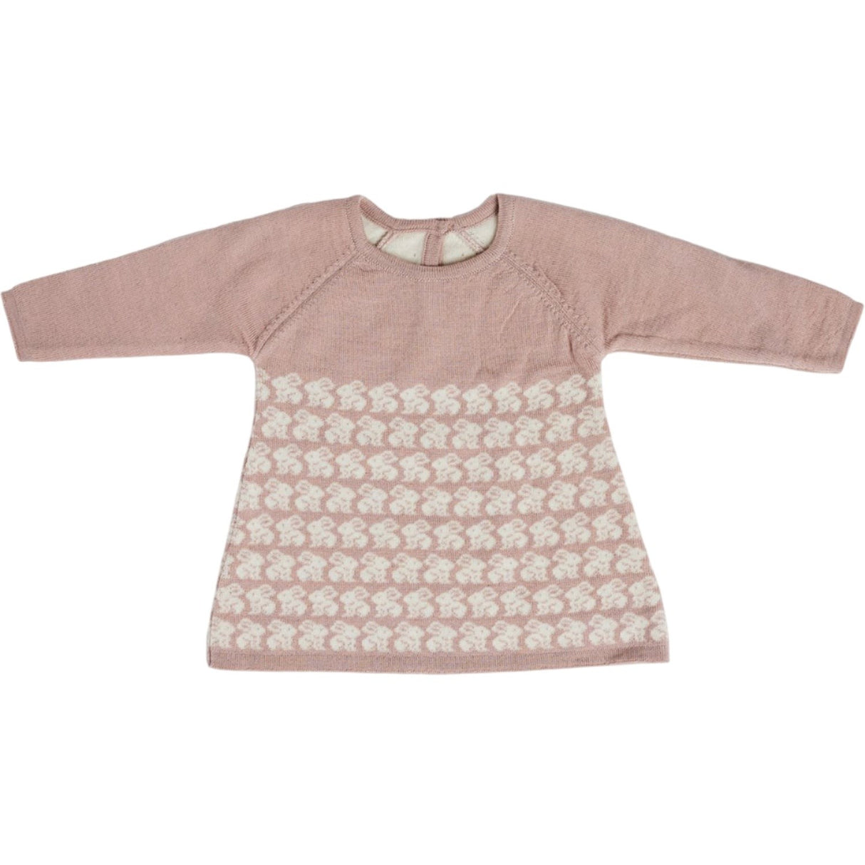 Smallstuff Powder Klänning Ao Rabbits Merino Ull