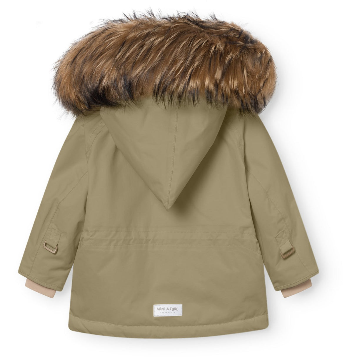 Mini A ture Aloe Green Matwang Fleece Lined Winter Jacka Fur. GRS