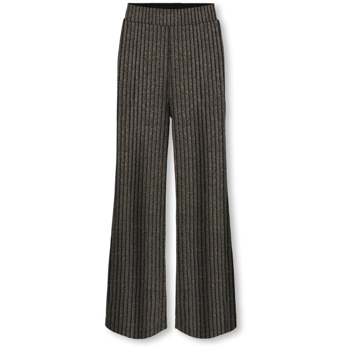 kids ONLY Black Lurex Light Gold/Silver/Wide Stripe Kogqueen Glitter Byxor Bf Jrs