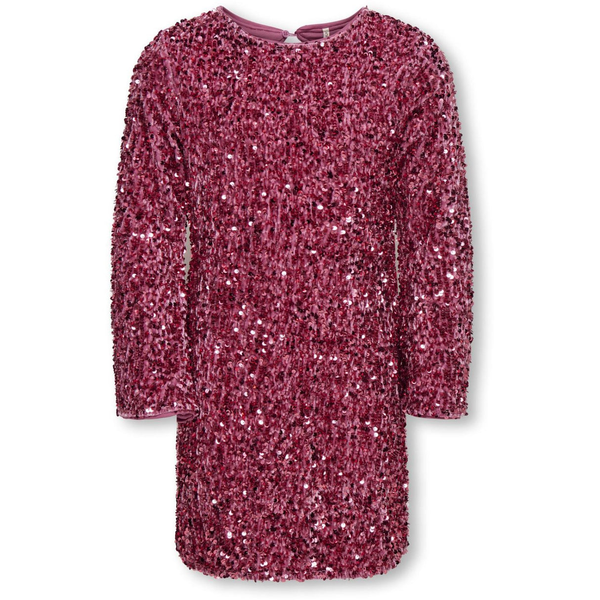 kids ONLY Rose Wine Kogconfidence Life Ls Seq Flrd Klänning Jrs