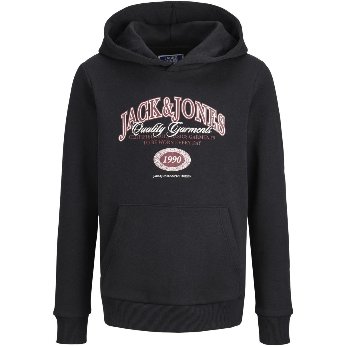 Jack & Jones Junior Black Jjari Branding Sweat Huva Jnr