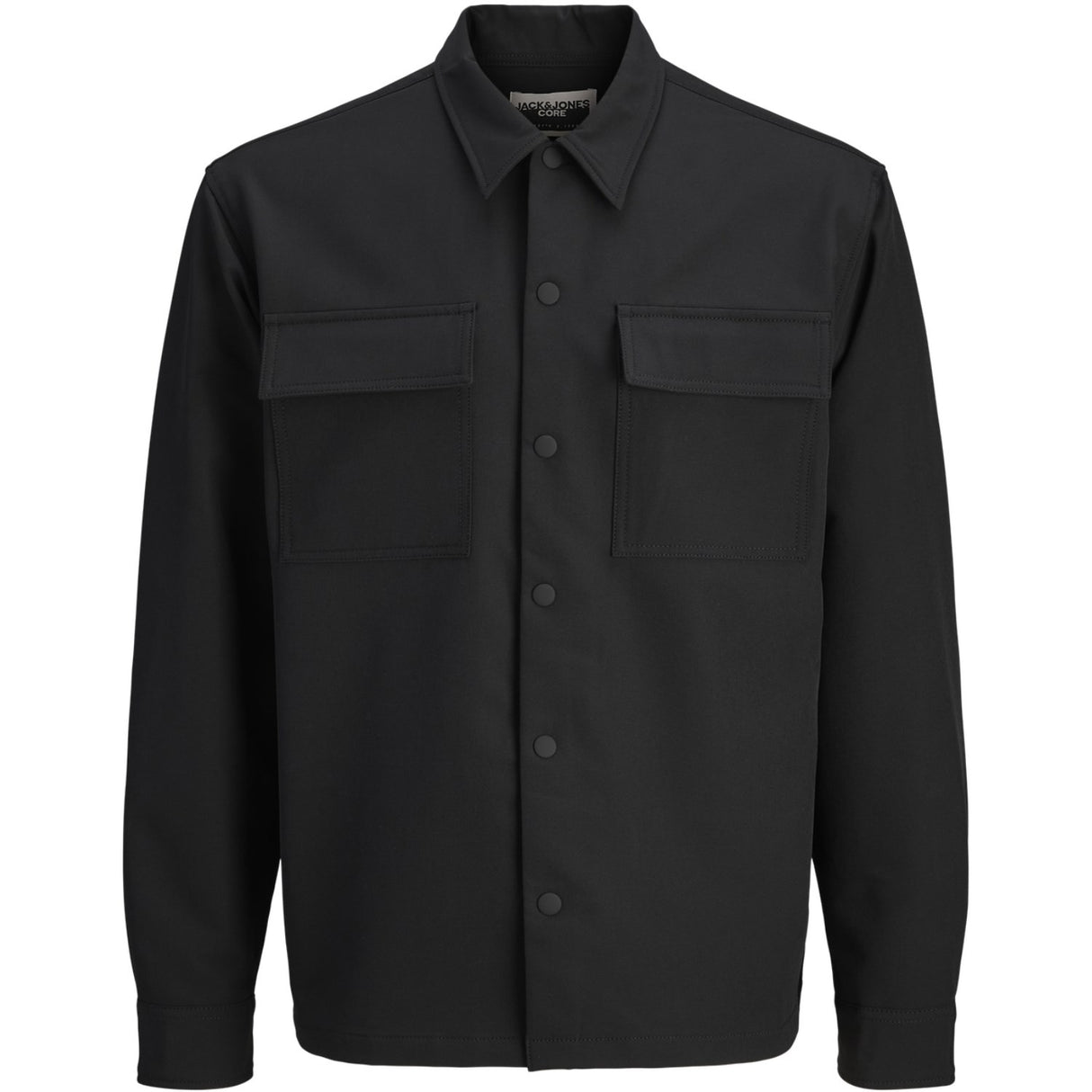 Jack & Jones Junior Black Jcopoint Commute Travel Skjorta Bf Jnr
