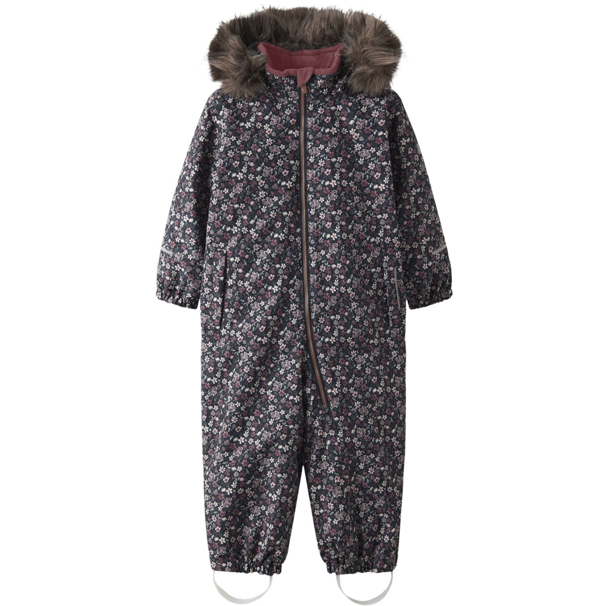 Name It Dark Sapphire Blossom Nmfsnow10 Dräkt Aop Fo Noos