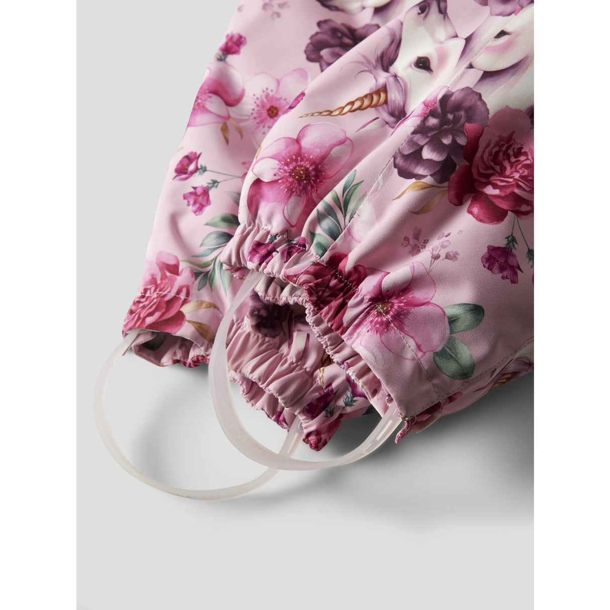 Name It Parfait Pink Floral Unicorn Nmfsnow10 Dräkt Aop Fo Noos