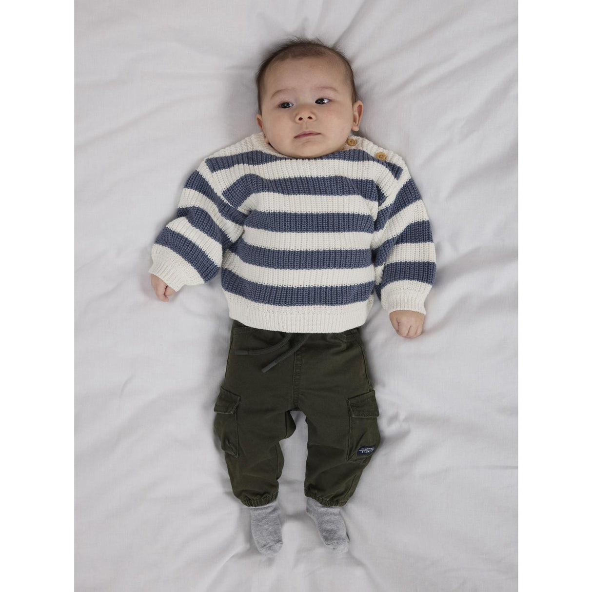 Name It Cloud Dancer Flintstone Nbmolfert Ls Stickad