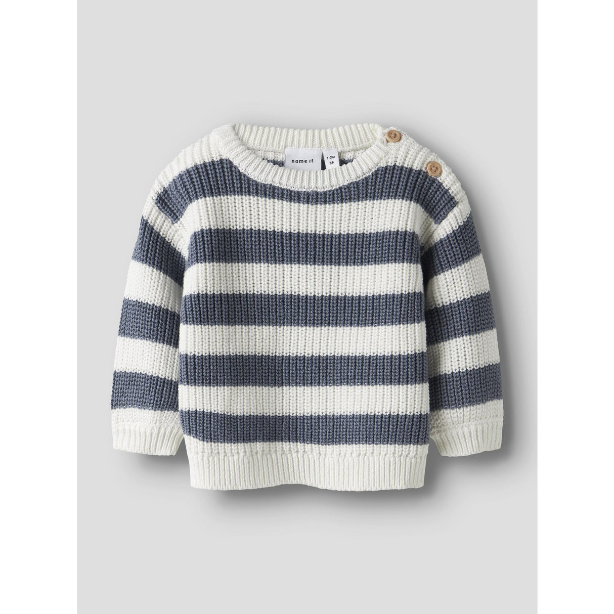 Name It Cloud Dancer Flintstone Nbmolfert Ls Stickad