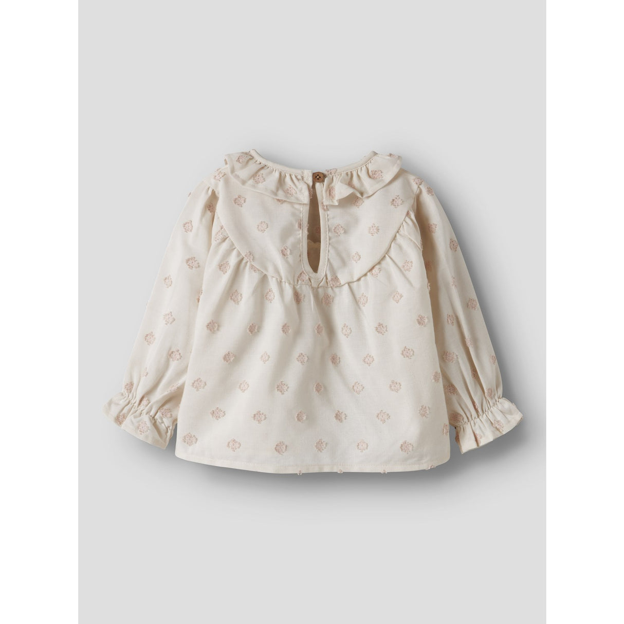 Lil'Atelier Pastel Parchment Nbfnethe Ls Loose Skjorta Lil