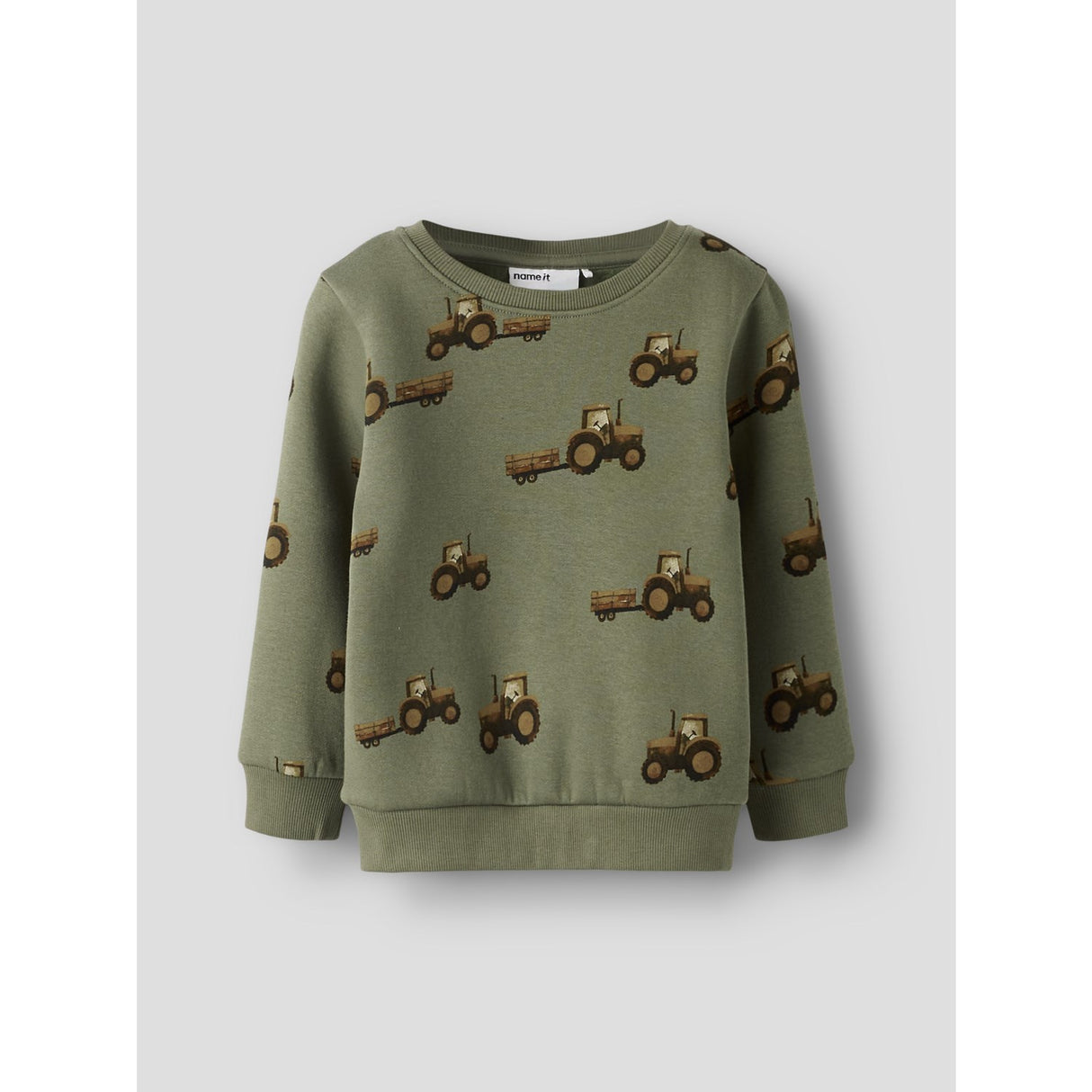 Name It Dusty Olive Nmmopa Ls Swe Bru